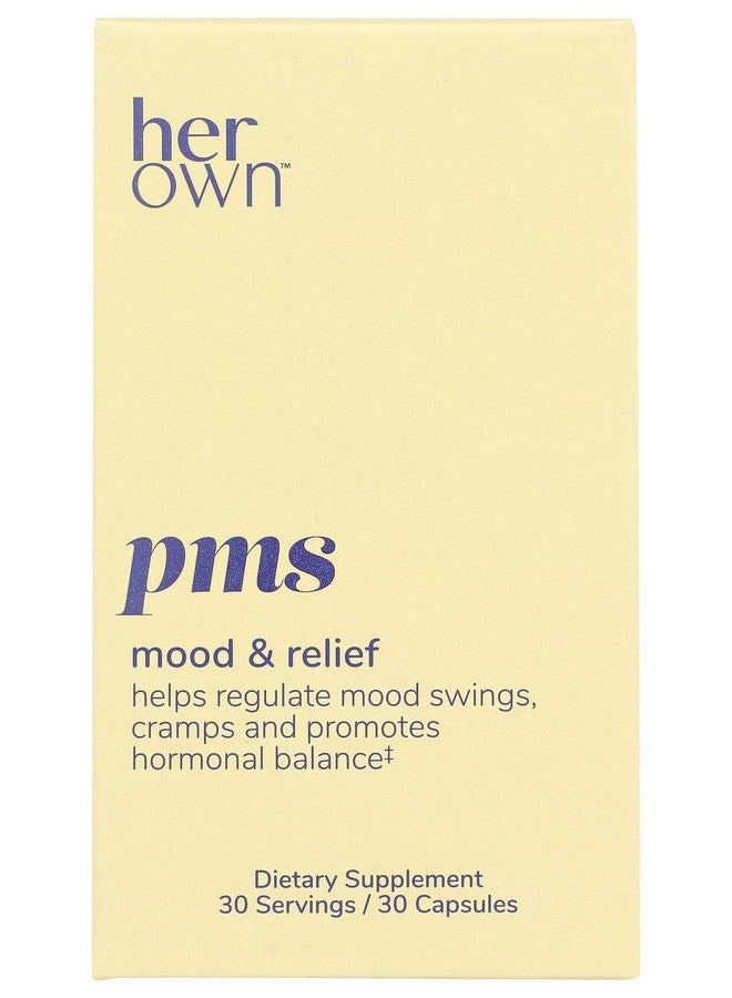 Her Own PMS for Women Supplement Capsules, 30 Capsules (Pack of 1) - Image 1