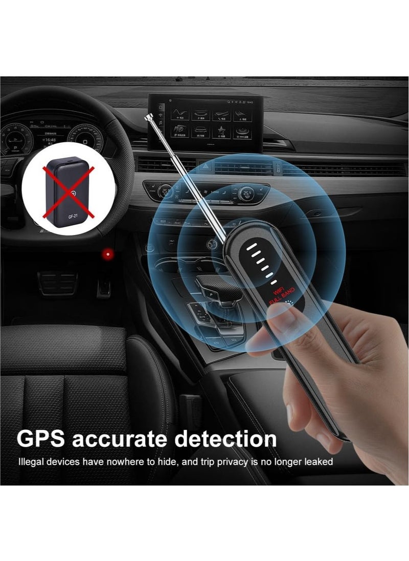 LAESO - Portable Hidden Camera Detector, Bug Detector, GPS Finder, Anti Spy Wireless Signal Scanner, Infrared Camera Detector, Listening Device Detector for Home,Office,Travel,Car - Image 1