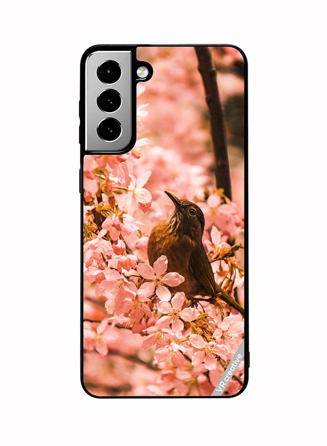 VR CREATIVE Protective Case Cover For Samsung Galaxy S21 FE 5G Beauty Bird Design Multicolour - Image 1