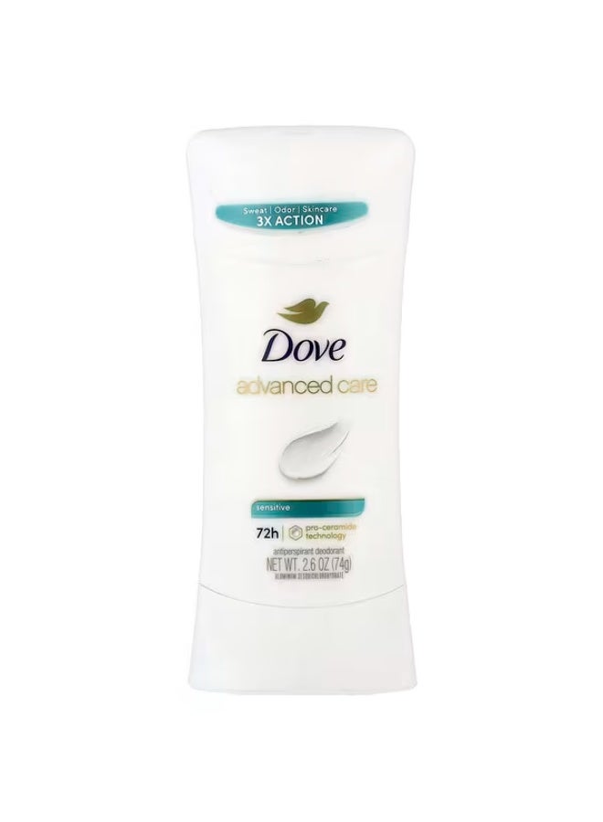 Dove, Advanced Care, Antiperspirant Deodorant, Unscented, 2.6 oz (74 g)