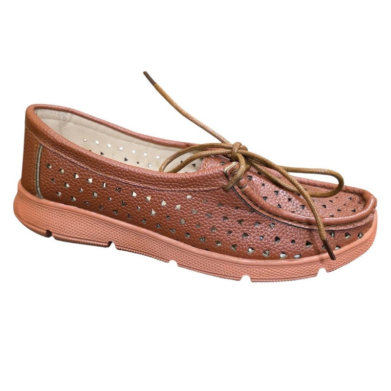 Karisma Women Soft Leather Wedge Cut Out - Image 2