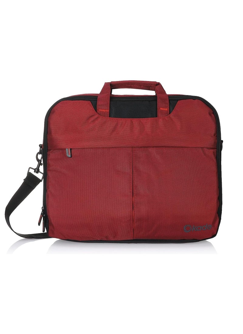 Okade - Okade T01 Synthetic Fibers Hand&Shoulder Laptop Bag For Unisex- Size: 30*39*6cm Red - Image 1