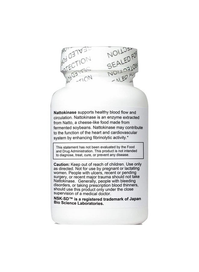 NutriCrafters NutriCrafters Nattokinase NSK-SD 2,000 Units 60 Capsules - The Cardiovascular Superfood of Japan - Made in The USA with Japanese NSK-SD Nattokinase. The Original and Most Researched Nattokinase. - Image 2