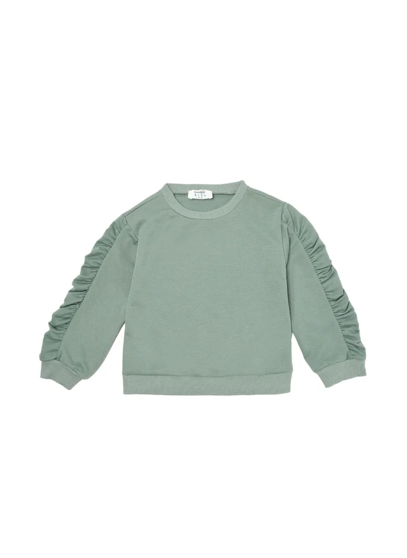 trendyol Kids Frill Sleeve Sweatshirt