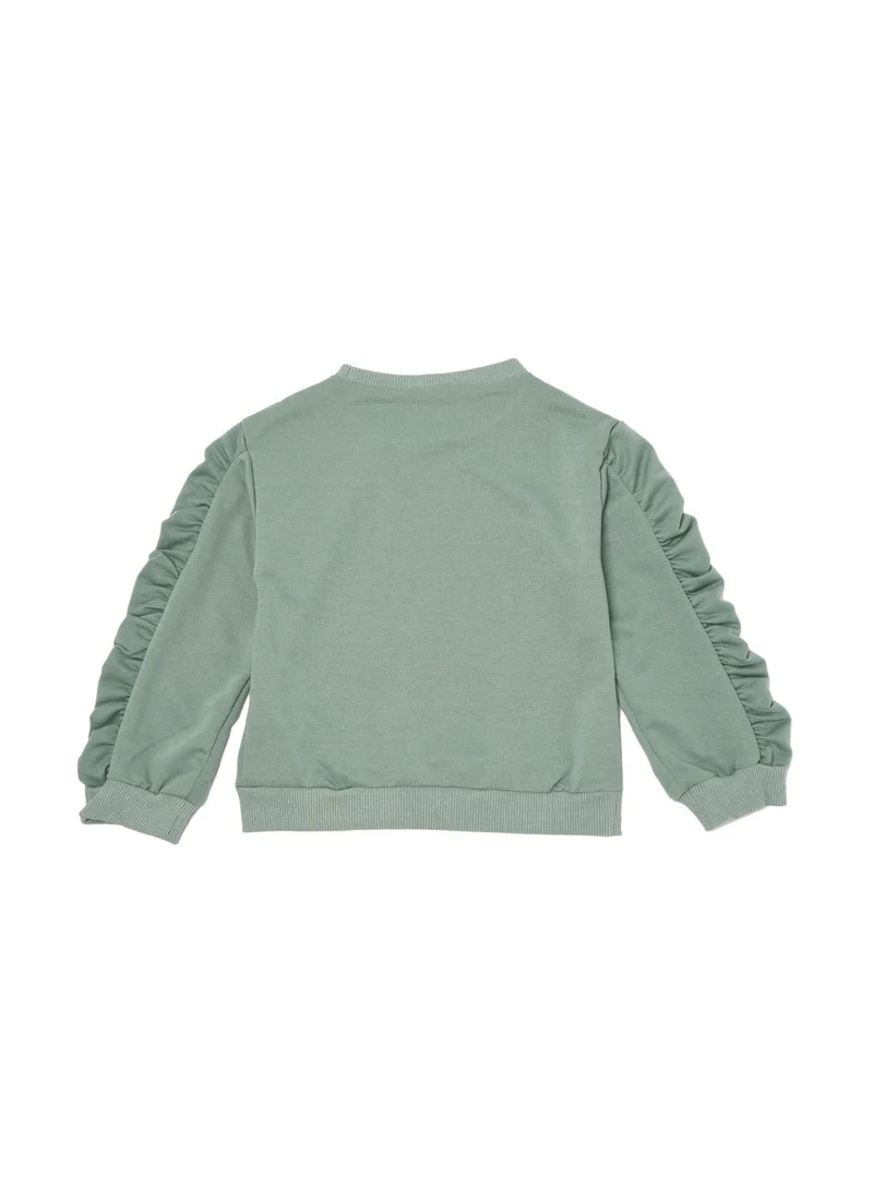 trendyol Kids Frill Sleeve Sweatshirt