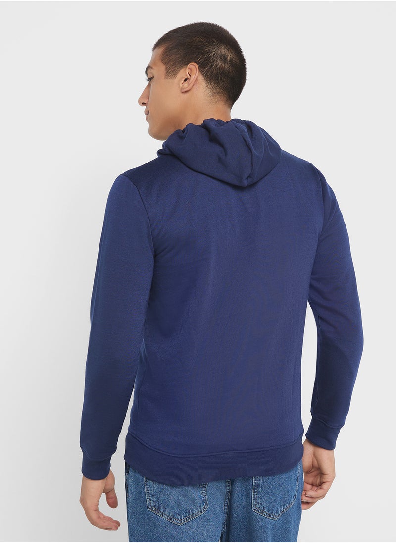 Seventy Five Basics Essential Zip Through Hoodie  - Image 2