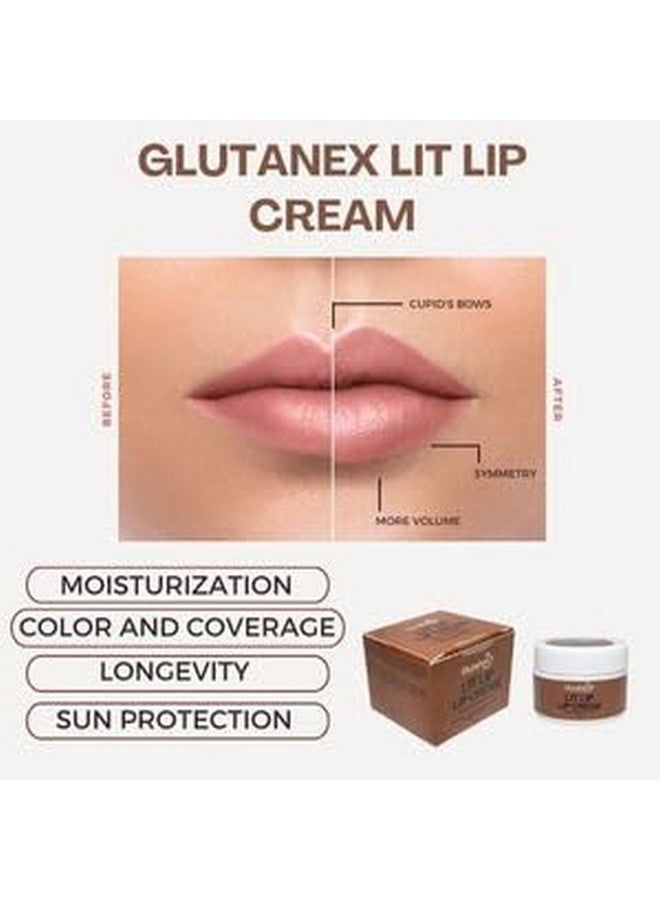Glutanex Lip Lite Cream for Dark Lips | Lip Brightening & Lightening Formula | Soft, Luminous, Pink Lips | Nourishing & Hydrating Lip Care for Men & Women - 10 Gm (Pack of 1) - Image 4