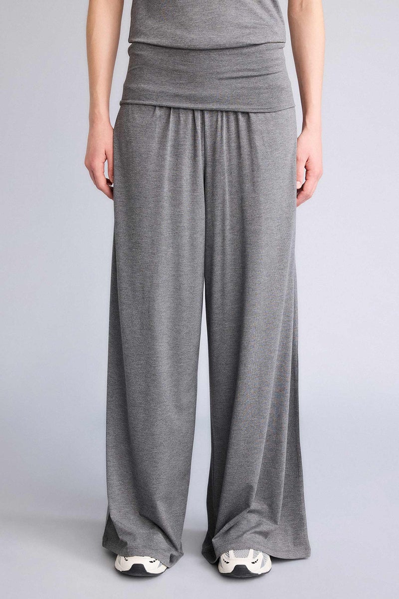 DeFacto Grey Woman Woman Pajama Pants Casual - Image 3