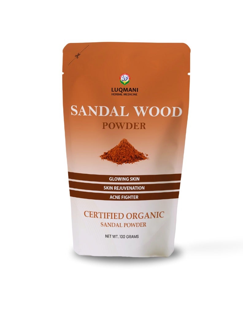 Luqmani Herbs Red Sandal Wood Powder Chandan 100 gm - Image 5