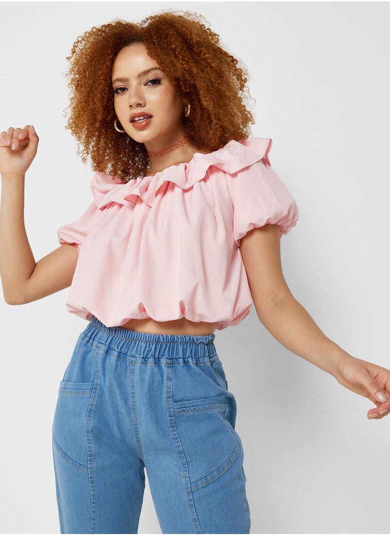 Ginger - Ruffle Detail Top - Image 1