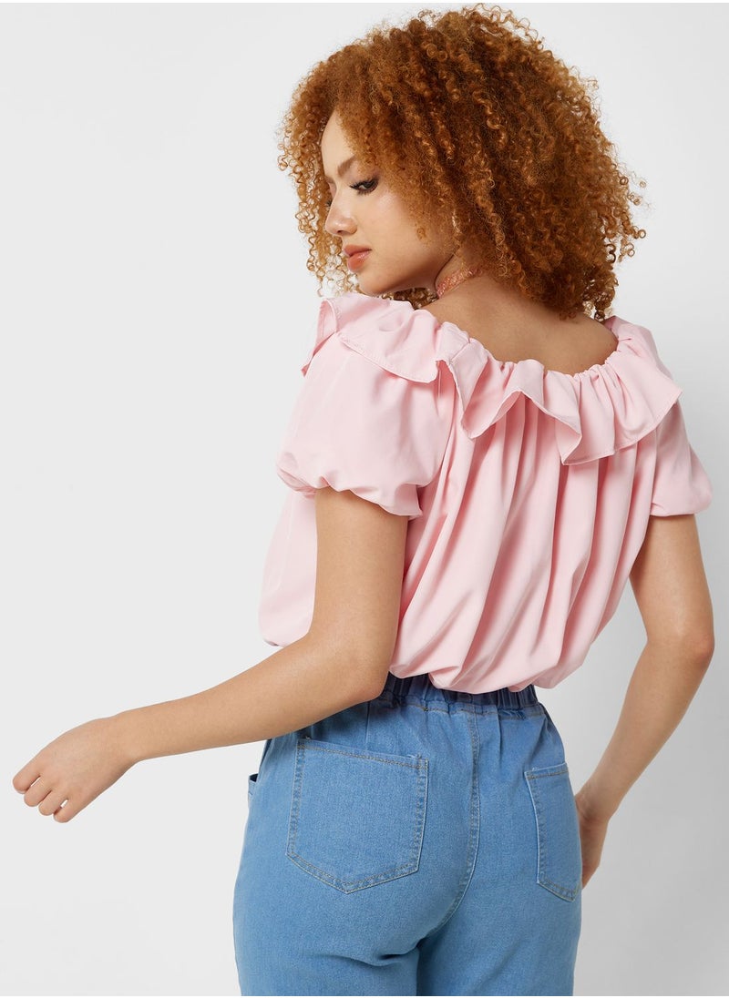 Ginger - Ruffle Detail Top - Image 1
