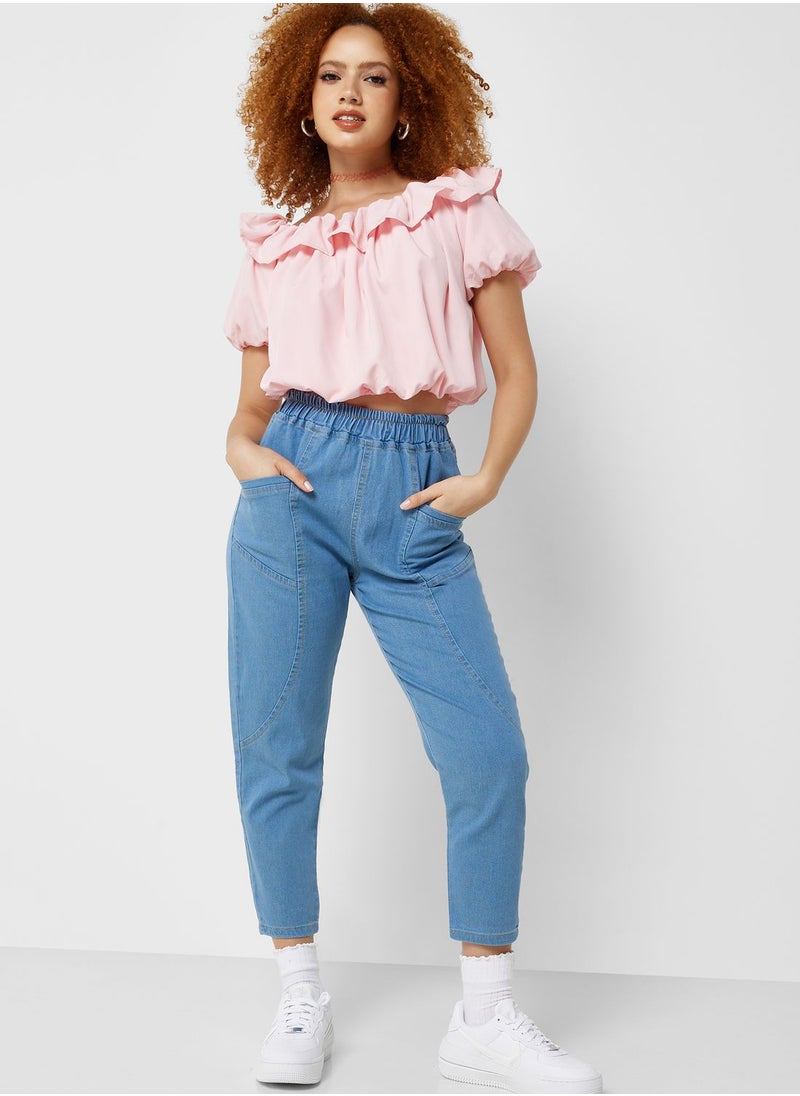 Ginger - Ruffle Detail Top - Image 1
