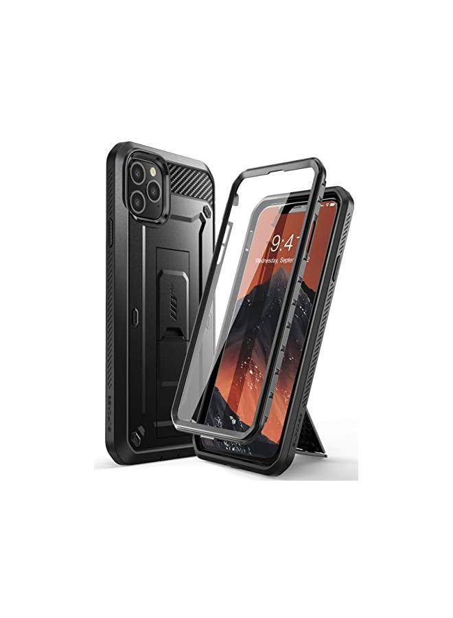 SupCase Unicorn Beetle Pro Series Case Designed for iPhone 11 Pro 5.8 Inch 2019, Built-In Screen Protector Full-Body Rugged Holster Case (Black) - Image 2