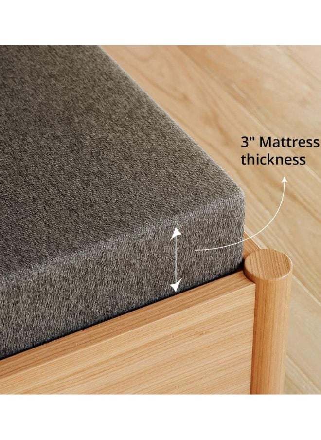 Wakefit Wakefit DreamPod Mattress | 3 Years Warranty | Medium Firm HR Foam Mattress, Mattress Single Bed (200x90x8cm / 78x35x3 Inches, Medium Firm, Grey)  - Image 4