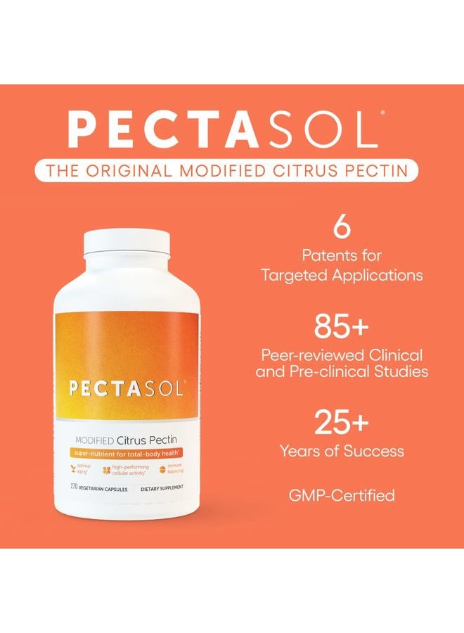Solaray PectaSol Modified Citrus Pectin – 270 Capsules – Total-Body Health Supplement to Support the Heart, Immune System, Inflammation Response & Healthy Aging + Maintain Healthy Galectin-3 Levels  - Image 2