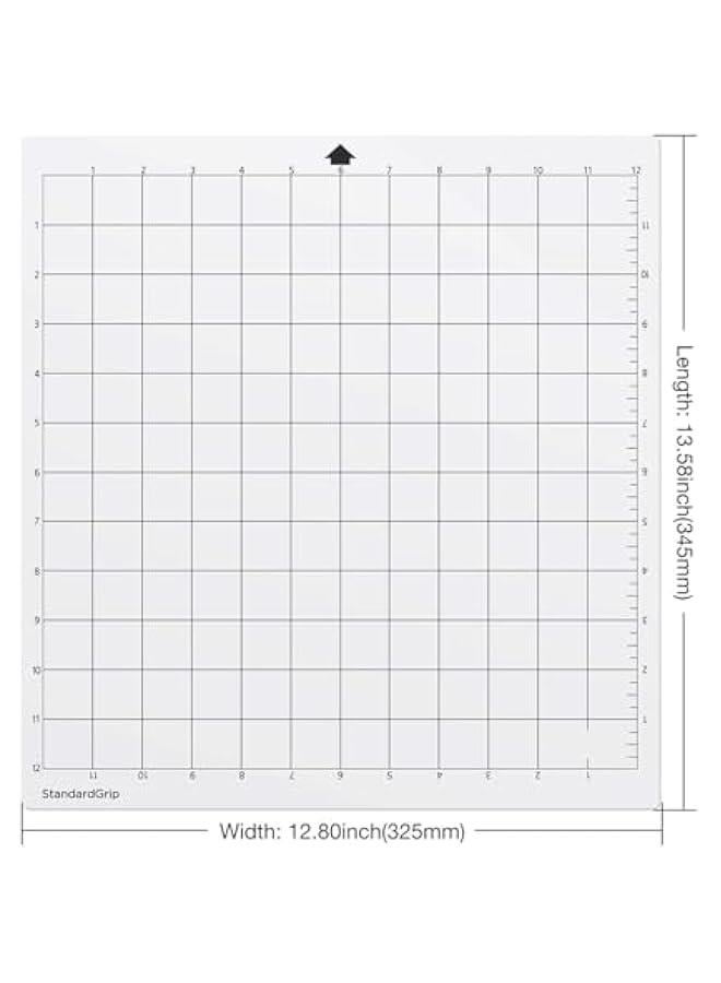 FYLX Set of 3 StandardGrip Cutting Mats for Silhouette Cameo 4321 12x12 inch Adhesive Sticky Surface Quilting Cut Replacement Tools - Image 2
