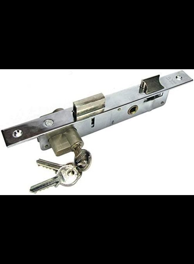 ABBASALI Aluminium Door Lock Body with Key Cylinder 20mm Back Set - Image 1