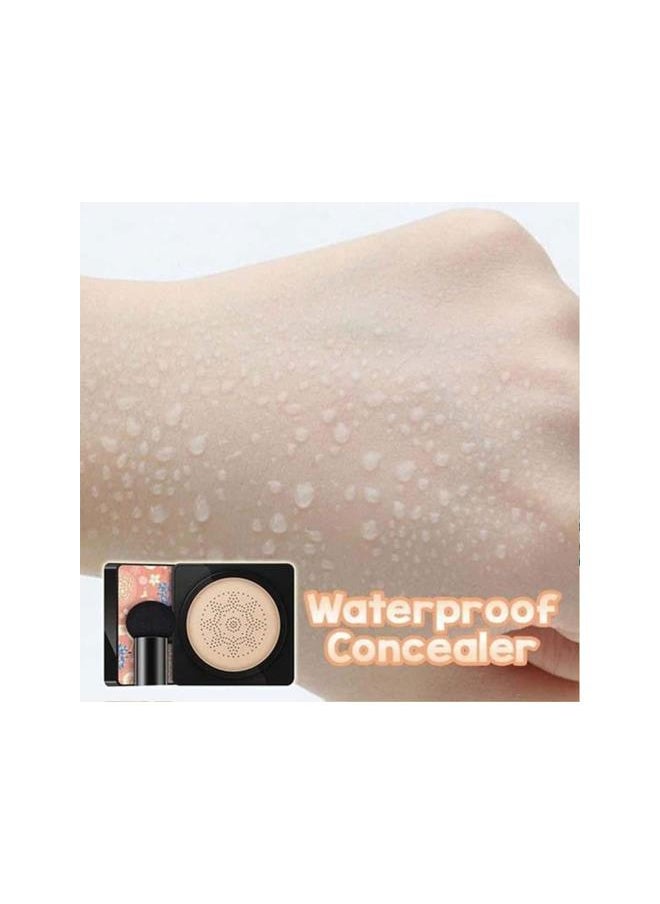 ماركة غير محددة - كريم Ordolava Flawless CC، أفضل كريم CC برأس فطر 2023، كريم أساس مرطب، كريم أساس غير لامع يدوم طويلاً (طبيعي/3 قطع) - Image 1