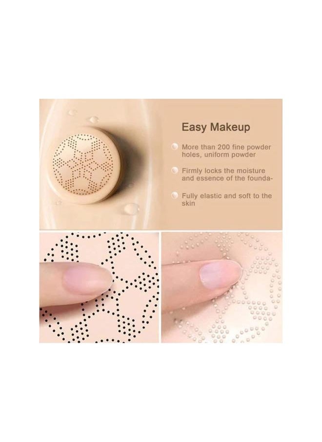 ماركة غير محددة - كريم Ordolava Flawless CC، أفضل كريم CC برأس فطر 2023، كريم أساس مرطب، كريم أساس غير لامع يدوم طويلاً (طبيعي/3 قطع) - Image 1