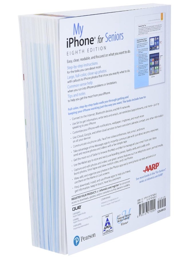 My iPhone for Seniors (covers all iPhone running iOS 15, including the new series 13 family)  - Image 4