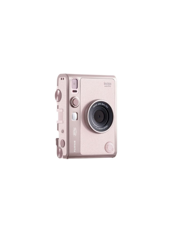 FUJIFILM Instax Mini EVO Pink Hybrid Instant Camera – Gentle Rose Colour - (USB-C) Instant Print with Digital Preview, Creative Modes & Built-In Selfie Mirror - Image 3