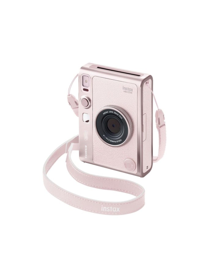 FUJIFILM Instax Mini EVO Pink Hybrid Instant Camera – Gentle Rose Colour - (USB-C) Instant Print with Digital Preview, Creative Modes & Built-In Selfie Mirror - Image 5
