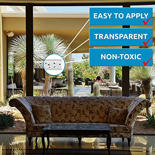 W4W Flies & Bug Window Fly Trap - Indoor / Outdoor Non Toxic Clear Window Fly Traps - 16 Pack - Image 4