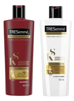 TRESemmé Pro Collection Keratin Smooth Shampoo And Conditioner Set 400 ML 