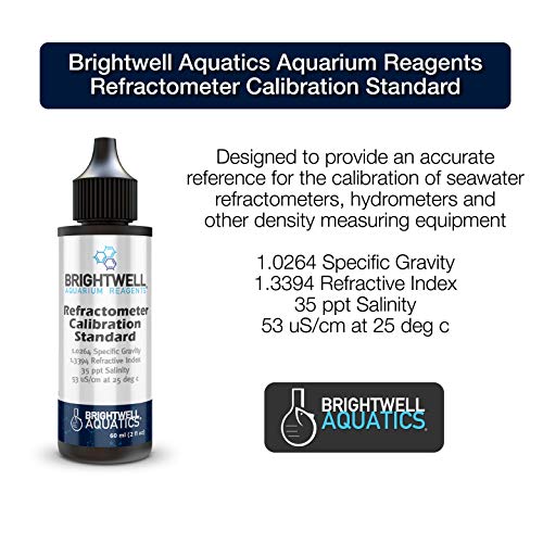 Brightwell Aquatics Refractometer Calibration Standard, Accurate Reference for The Calibration of Seawater Refractometers, Hydrometers & Other Density Measuring Equipment, RES60 - Image 2