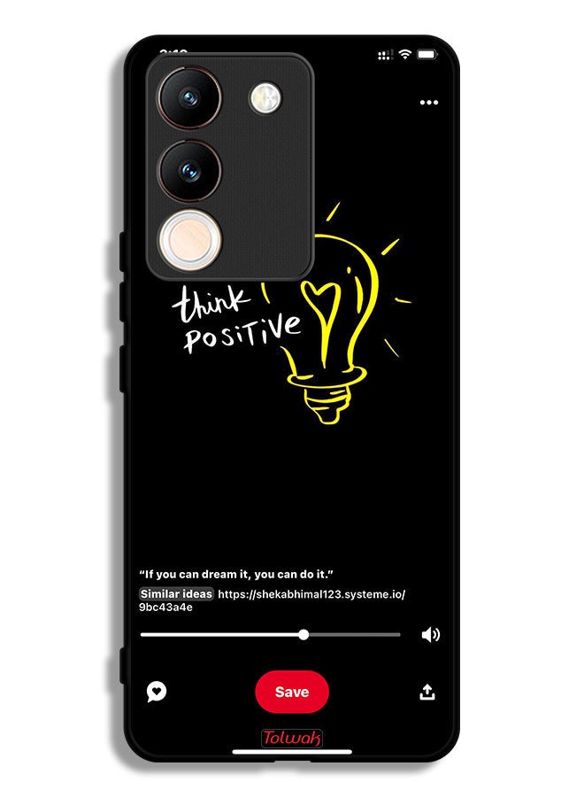 Tolwak vivo V29e Protective Case Cover Think Positive - Image 1
