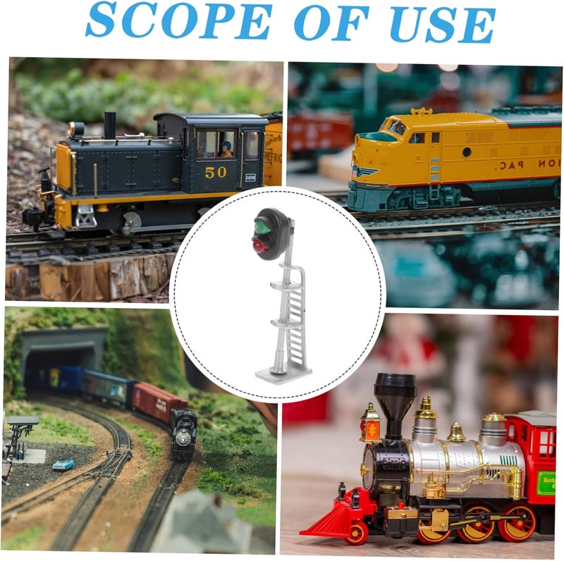 OSALADI Table Spotlight for Model Railway Mini Signal Light Model for DIY Micro Landscape Lamp - Image 4