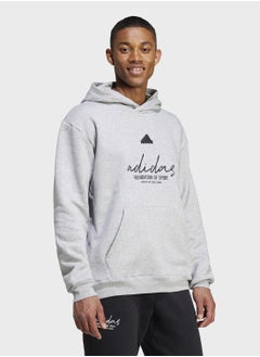 Adidas Brand Love Fleece Hoodie  - Image 3