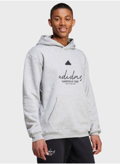 Adidas Brand Love Fleece Hoodie  - Image 5