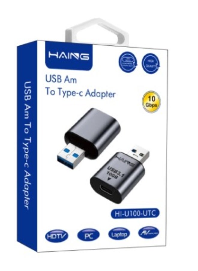 Haing USB Am To Type-c Adapter - Image 1