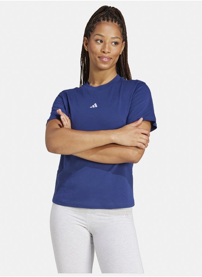 Adidas essentials small logo cotton women's t-shirt  - Image 1