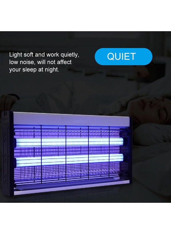 20W Bug Zapper Mosquito Repellent Killer Portable Electric Light Blue - Image 2