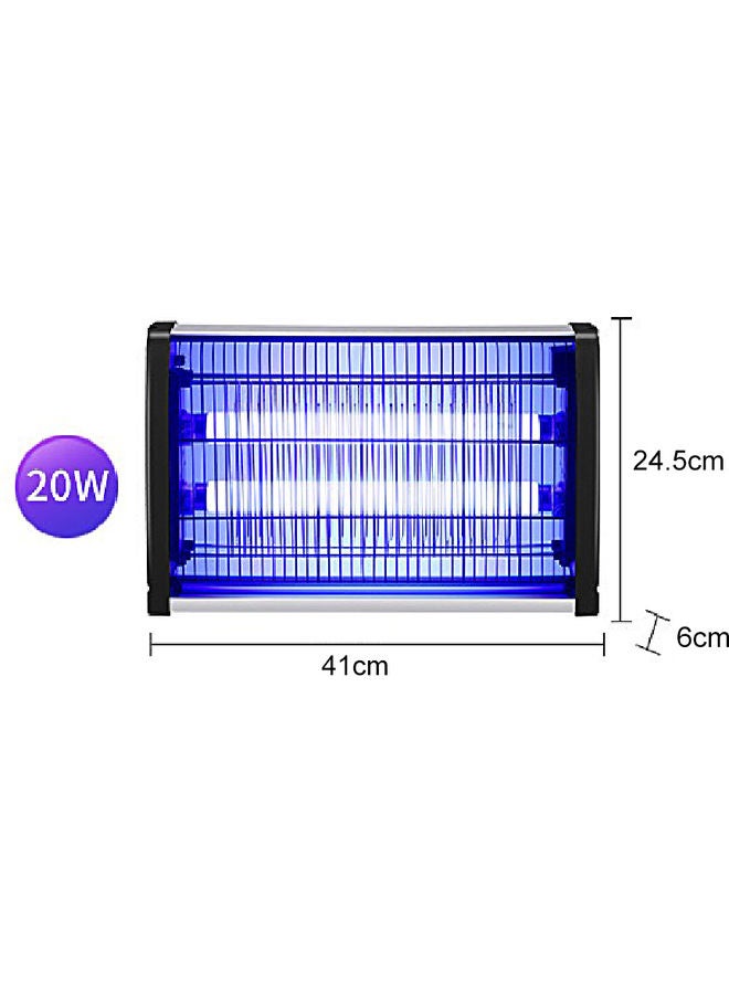 20W Bug Zapper Mosquito Repellent Killer Portable Electric Light Blue - Image 3
