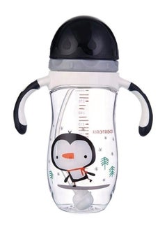 Generic Tritan Baby Penguine Training Sippy Cup Black 