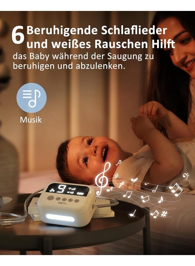 شفاط أنف كهربائي للأطفال بـ 9 مستويات شفط وموسيقى وإضاءة لراحة طفلك - Image 2