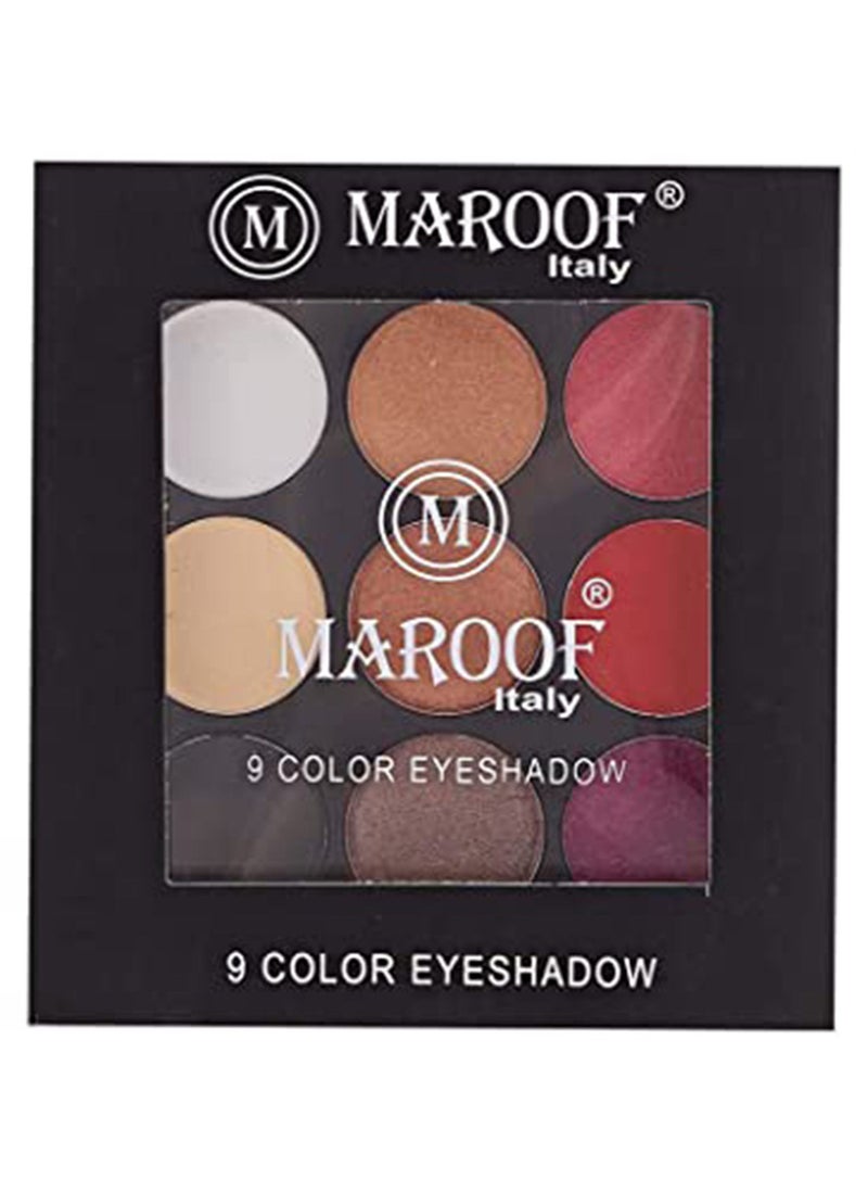MAROOF Lip Trio Set And 9 Color Eyeshadow Palette Combo Multicolour Pack of 4 - Image 4