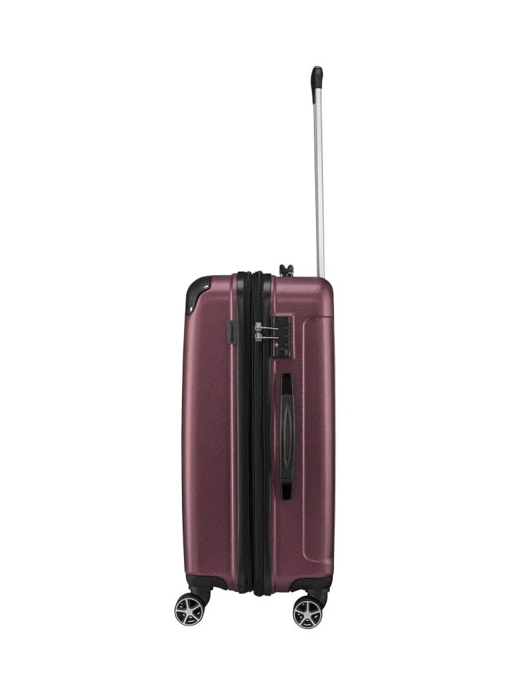 Wenger Protector Medium Hardside Expandable 67cm Check-In Luggage Trolley Red - 612364