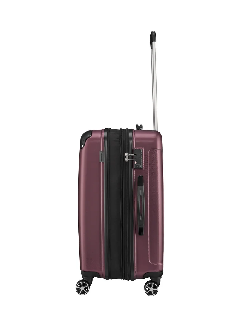 Wenger Protector Medium Hardside Expandable 67cm Check-In Luggage Trolley Red - 612364