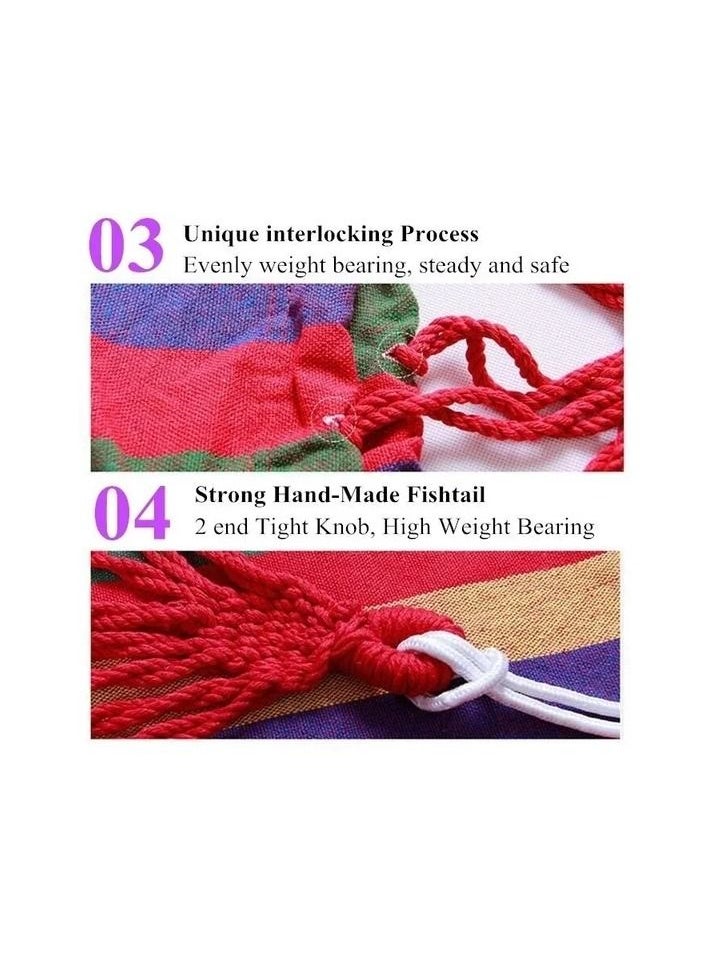 Generic - 1-Piece Outdoor Swing Deck Leisure Hammock Chair,Garden Hanging Chair,Hammock Hanging Rope Chair - Image 1