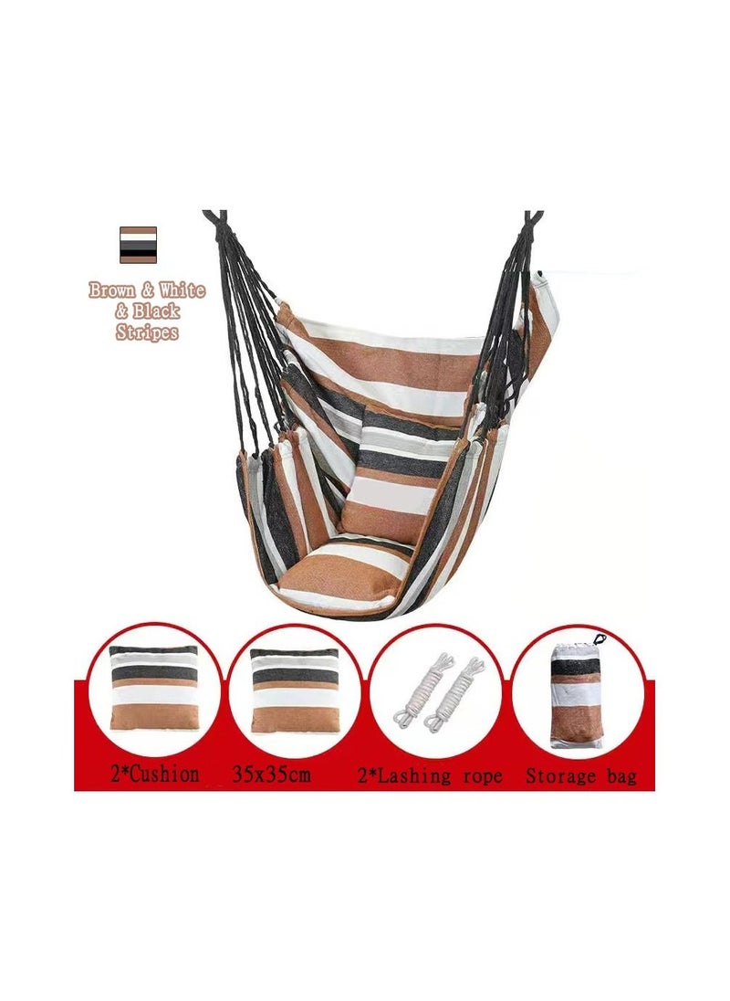 Generic - 1-Piece Outdoor Swing Deck Leisure Hammock Chair,Garden Hanging Chair,Hammock Hanging Rope Chair - Image 1