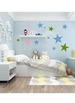 Y&D 8 Pieces Large Star Stencil for Painting Template 5 Point Reusable Plastic Stencils,for Home Decoration Arts Paper Fabric Flag(8 Sizes, Star)  - Image 3
