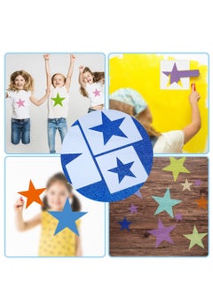 Y&D 8 Pieces Large Star Stencil for Painting Template 5 Point Reusable Plastic Stencils,for Home Decoration Arts Paper Fabric Flag(8 Sizes, Star)  - Image 5