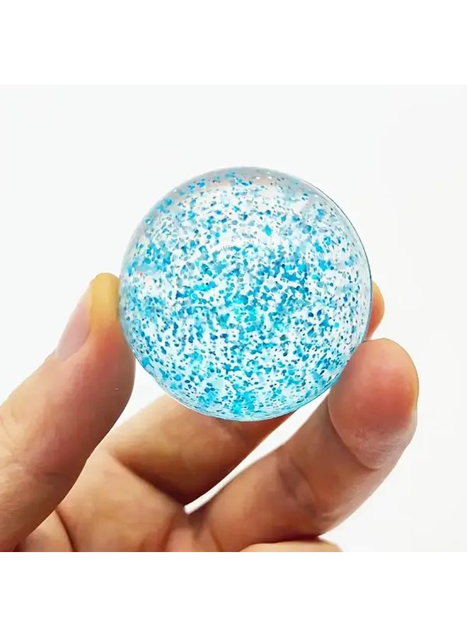 8 18 24 40 Vibrant Glitter Bounce Balls Assorted Colors Rubber Party Favors For Birthday Goodie Bags Family Reunions School Prizes And Easter Celebrations 18pcs - Image 4