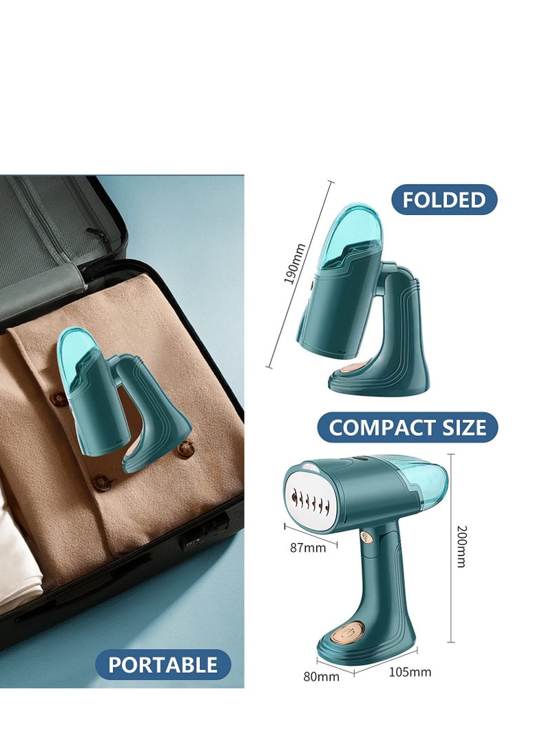 1500W Mini Handheld Clothes Steamer - Fast Heating Portable Garment Steamer for Home, Office & Travel - Lightweight Design Perfect for Mother's Day Gifts  - Image 3