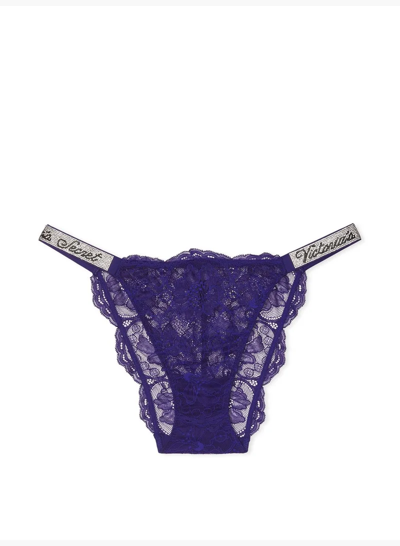 Victoria's Secret Shine Strap Lace Cheeky Panty