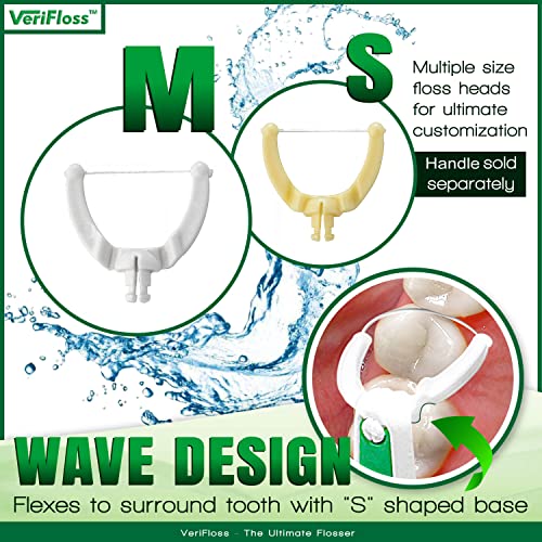 VeriFresh VeriFlosser - Refill Size M - Swivel Head Flosser Replacement Pack New by VeriFresh 20 Floss Heads - Image 4